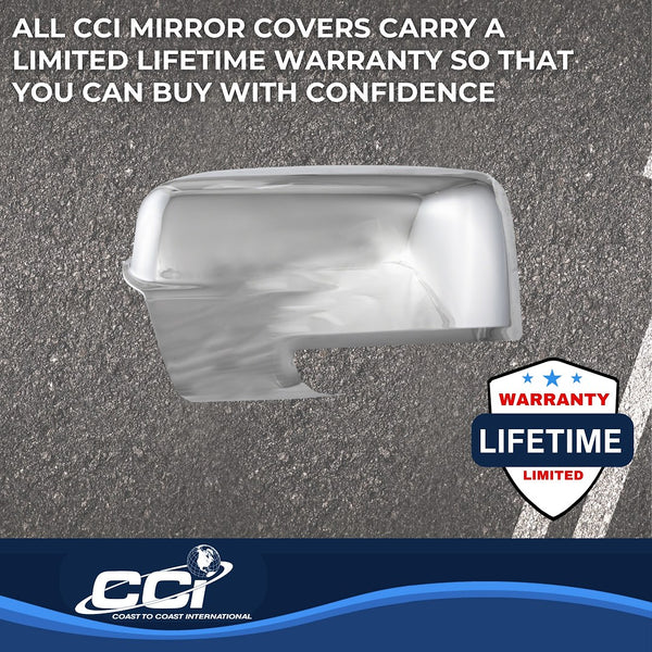 Coast To Coast Chrome Plated Mirror Covers (MPN: CCIMC67496)