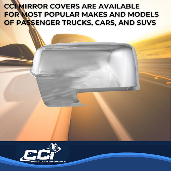 Coast To Coast Chrome Plated Mirror Covers (MPN: CCIMC67496)