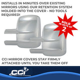 Coast To Coast Exterior Mirror Cover (MPN: CCIMC67502)
