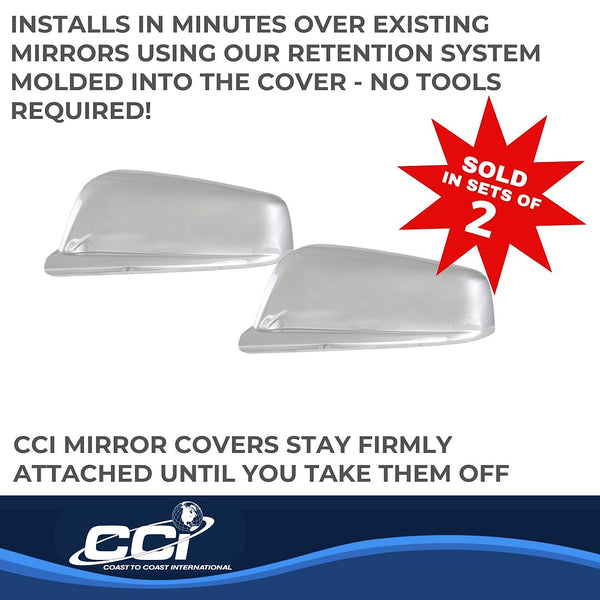 Coast To Coast Chrome Plated Mirror Covers (MPN: CCIMC67505)