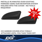Coast To Coast Exterior Mirror Cover (MPN: CCIMC67517RBK)