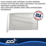Coast To Coast Chrome Plated Mirror Covers (MPN: CCIMC67518)