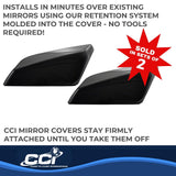 Coast To Coast Exterior Mirror Cover Set (MPN: CCIMC67521RBK)