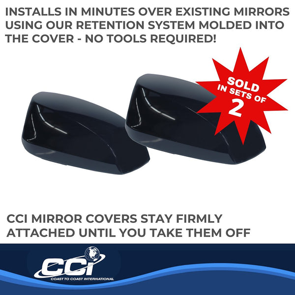 Coast To Coast Exterior Mirror Cover (MPN: MC67522RBK)