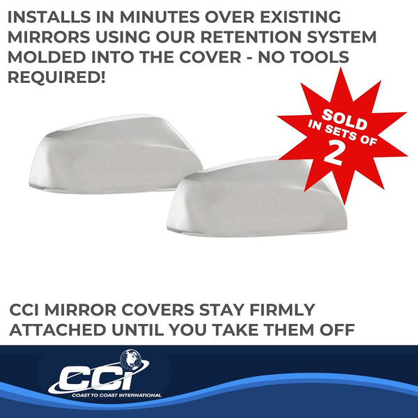 Coast To Coast Chrome Plated Mirror Covers (MPN: CCIMC67522R)