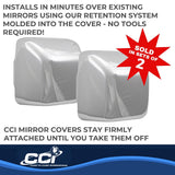 Coast To Coast Chrome Plated Mirror Covers (MPN: CCIMC67526R)