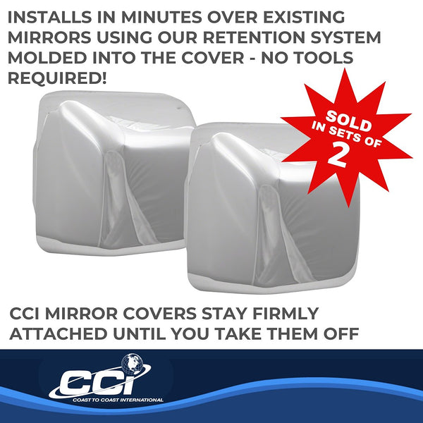 Coast To Coast Chrome Plated Mirror Covers (MPN: CCIMC67526R)