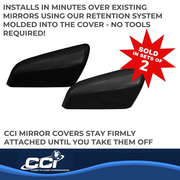 Coast To Coast Exterior Mirror Cover (MPN: MC67527RBK)