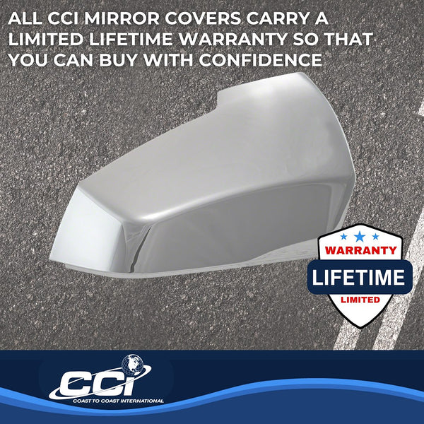 Coast To Coast Chrome Plated Mirror Covers (MPN: CCIMC67529R)