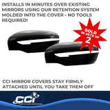 Coast To Coast Exterior Mirror Cover Set (MPN: MC67531RBK)