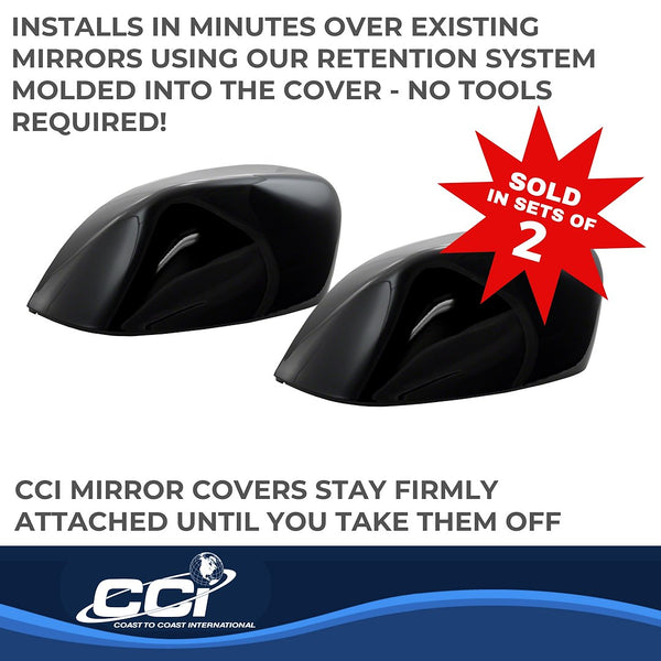 Coast To Coast Exterior Mirror Cover Set (MPN: MC67532RBK)