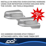 Coast To Coast Chrome Exterior Mirror Covers (MPN: CCIMC67534)