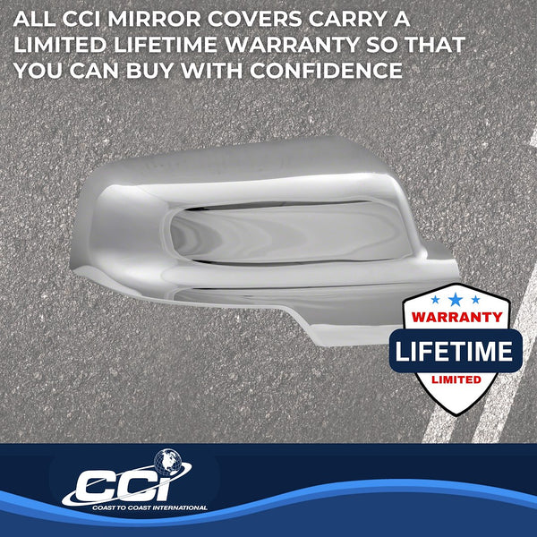 Coast To Coast Chrome Exterior Mirror Covers (MPN: CCIMC67534)