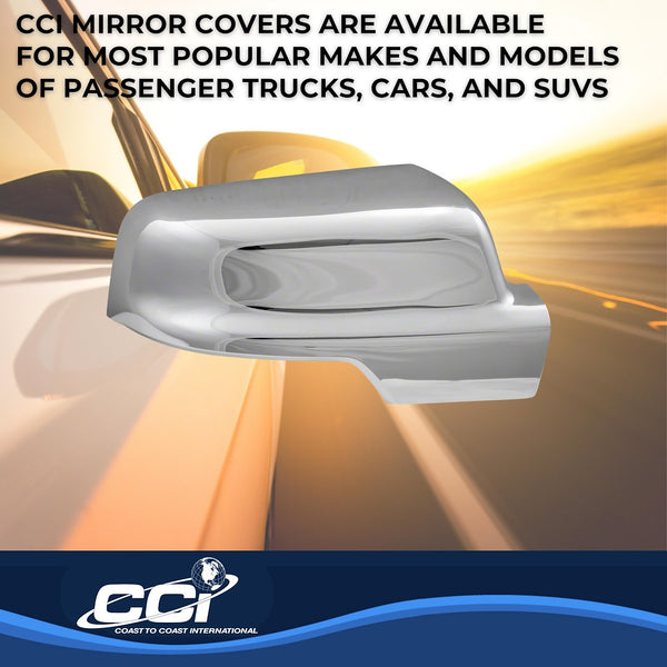 Coast To Coast Chrome Exterior Mirror Covers (MPN: CCIMC67534)