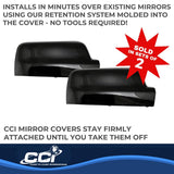 Coast To Coast Exterior Mirror Cover (MPN: CCIMC67535BK)