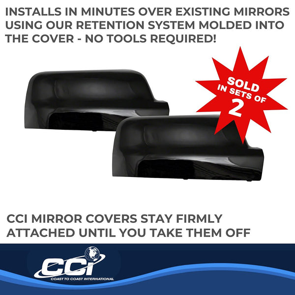 Coast To Coast Exterior Mirror Cover (MPN: CCIMC67535BK)