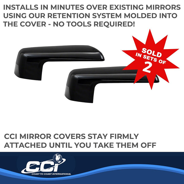 Coast To Coast Exterior Mirror Cover (MPN: CCIMC67536RBK)
