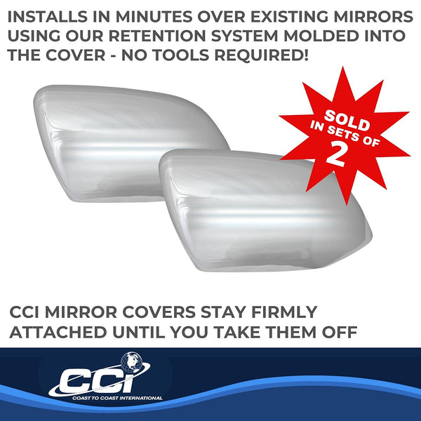 Coast To Coast Chrome Mirror Covers (MPN: CCIMC67540)