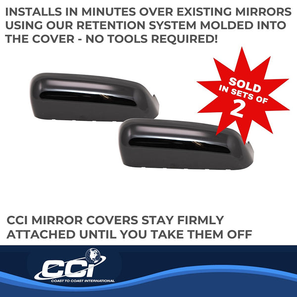 Coast To Coast Exterior Mirror Cover Set (MPN: CCIMC67546RBK)