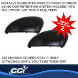 Coast To Coast Exterior Mirror Cover Set (MPN: CCIMC67547RBK)