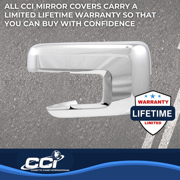 Coast To Coast Chrome Plated Mirror Covers (MPN: CCIMC67551)