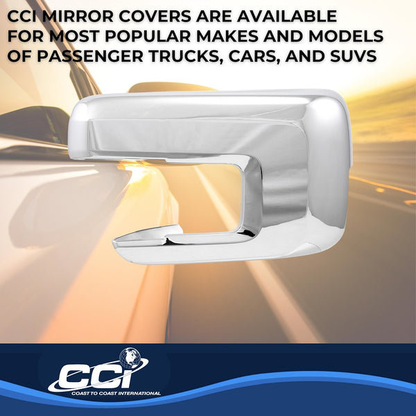 Coast To Coast Chrome Plated Mirror Covers (MPN: CCIMC67551)