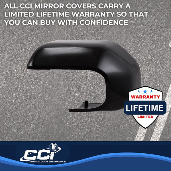 Coast To Coast Exterior Mirror Cover Set (MPN: CCIMC67552BLK)