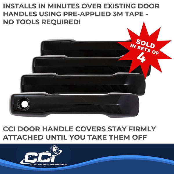 Coast To Coast Door Handle Cover (MPN: DH68593BBK)