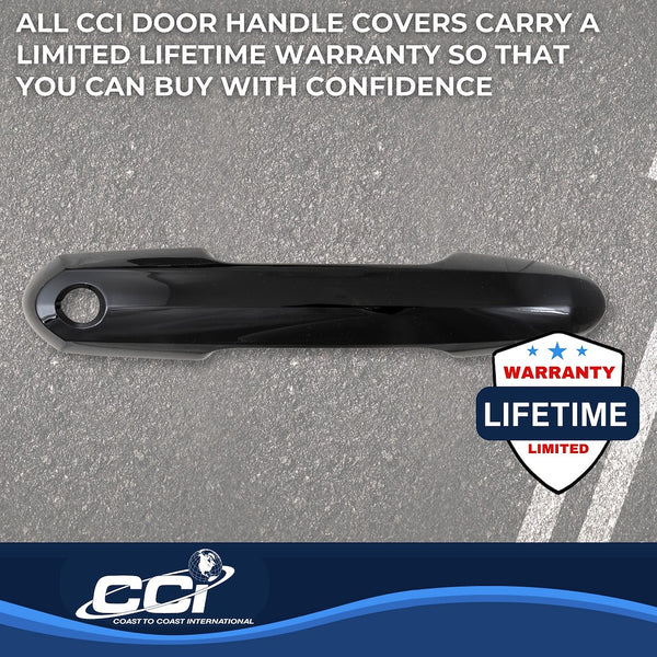 Coast To Coast Door Handle Cover Set (MPN: DH68594BLK)