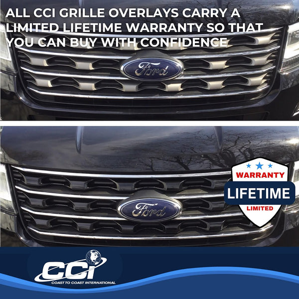 Coast To Coast Grille Insert Overlay (MPN: IWCGI139BLK)