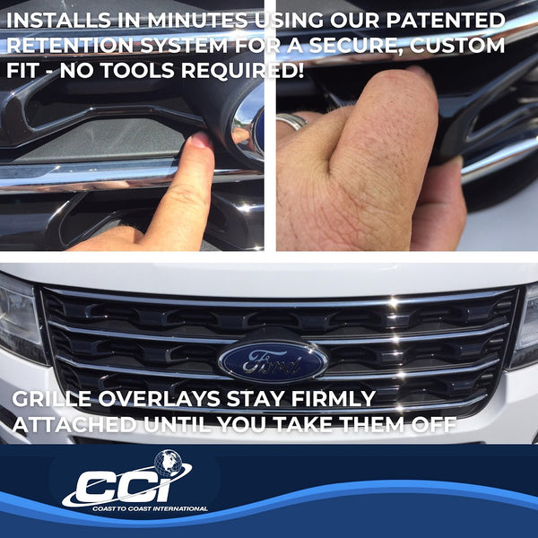 Coast To Coast Grille Insert Overlay (MPN: IWCGI139BLK)