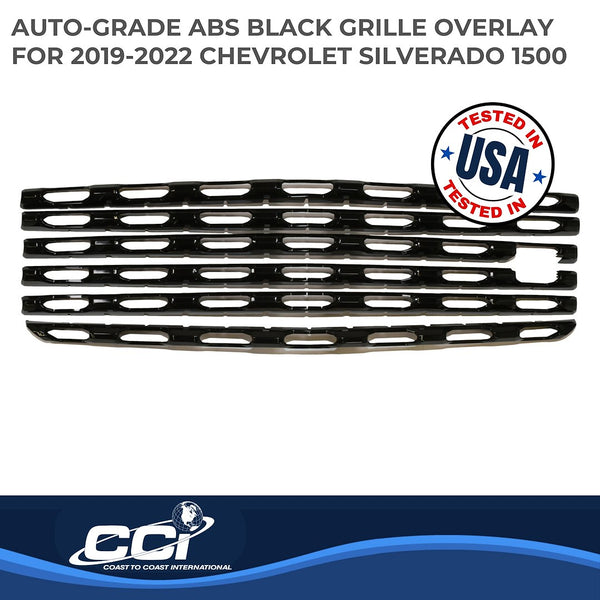 Coast To Coast Grille Insert Overlay (MPN: IWCGI167BLK)