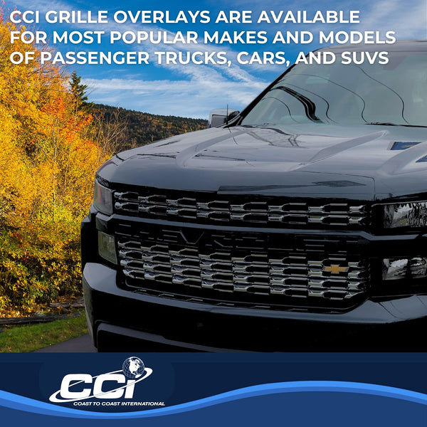 Coast To Coast Grille Insert Overlay (MPN: IWCGI167BLK)