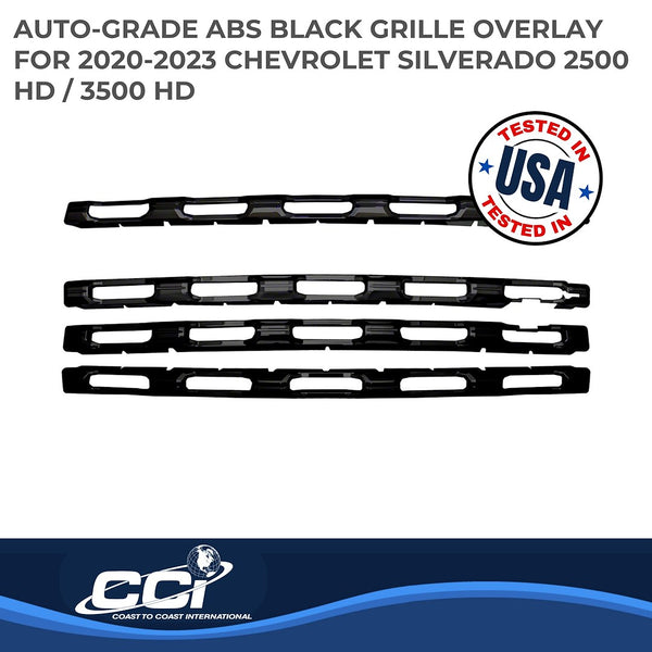 Coast To Coast Grille Insert Overlay (MPN: CCIGI168BLK)