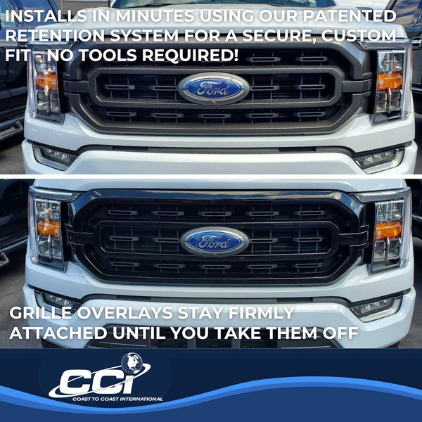Coast To Coast Grille Insert Overlay (MPN: GI184BLK)