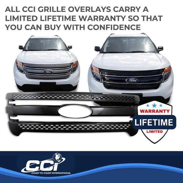 Coast To Coast Grille Insert Overlay (MPN: IWCGI91BLK)
