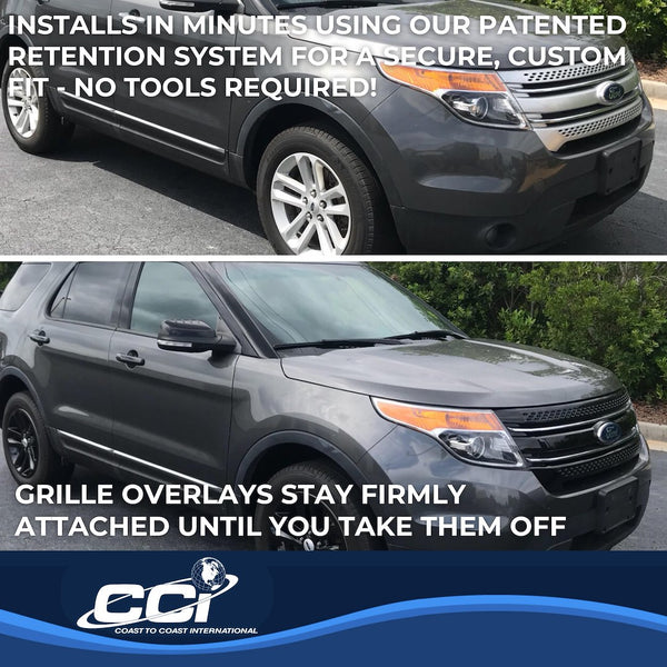 Coast To Coast Grille Insert Overlay (MPN: IWCGI91BLK)