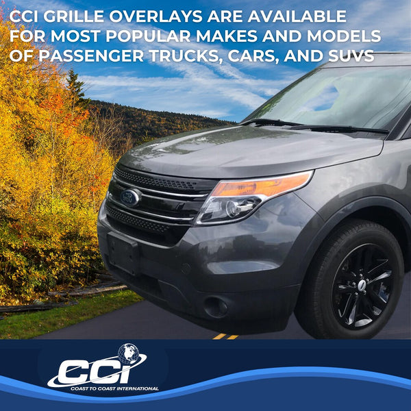Coast To Coast Grille Insert Overlay (MPN: IWCGI91BLK)