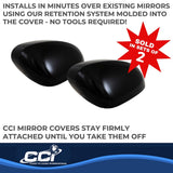 Coast To Coast Exterior Mirror Cover Set (MPN: MC67555BLK)