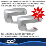 Coast To Coast Chrome Plated Mirror Covers (MPN: MC67556)