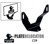 Black Horse Off Road License Plate Relocation Kit (MPN: C59)