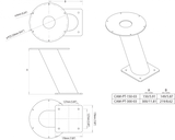 Scanstrut Surveillance System Camera Mount (MPN: CAM-PT-150-03)