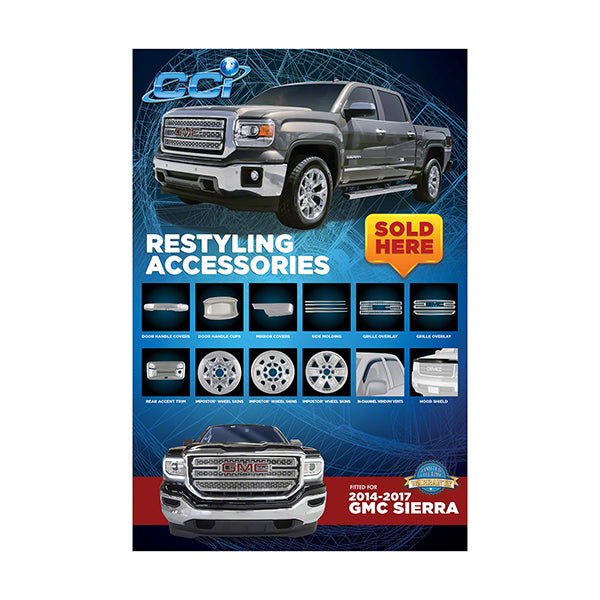Coast To Coast Poster For GMC Sierra (MPN: CCIGMC)