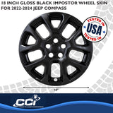 Coast To Coast Wheel Skin (MPN: IMP507BLK)