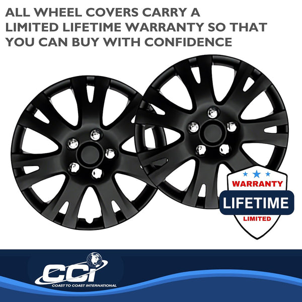 Coast To Coast Wheel Cover Set (MPN: IWC103216BLK)