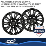 Coast To Coast Wheel Cover Set (MPN: IWC103715BLK)
