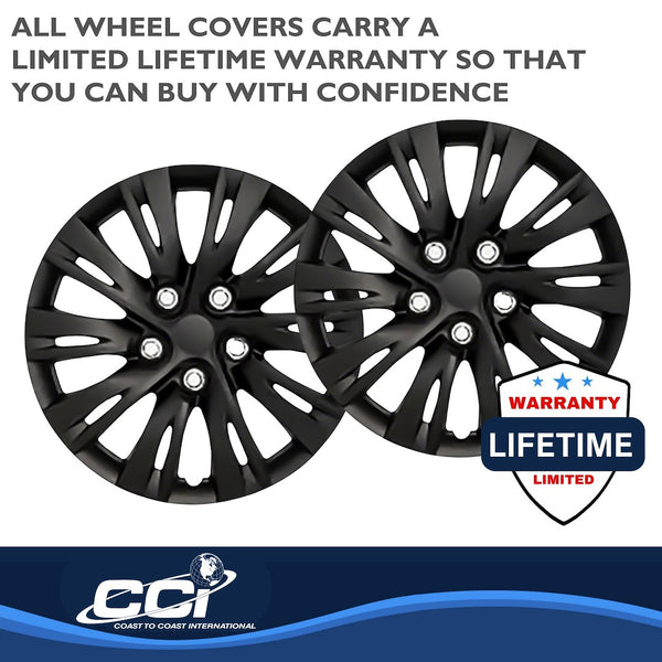 Coast To Coast Wheel Cover Set (MPN: IWC103715BLK)