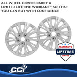 Coast To Coast Wheel Cover 15 Inch Silver (MPN: IWC103715S)