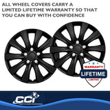 Coast To Coast Wheel Cover Set (MPN: IWC103816BLK)