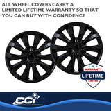 Coast To Coast Wheel Cover Set (MPN: 106114BLK)